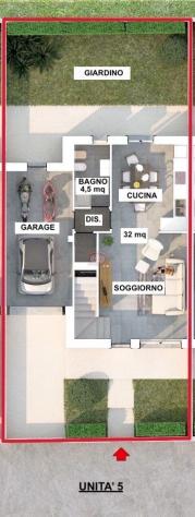 GAMBETTOLA (VSC489a5): villetta a schiera centrale. NUOVO. - Foto 4