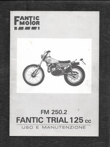 Libretto FANTIC 125 cc.