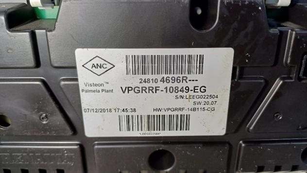 QUADRO STRUMENTI CENTRALE LIVELLI RENAULT Clio Serie IV 248104696R H4B408 (1219) - Foto 4