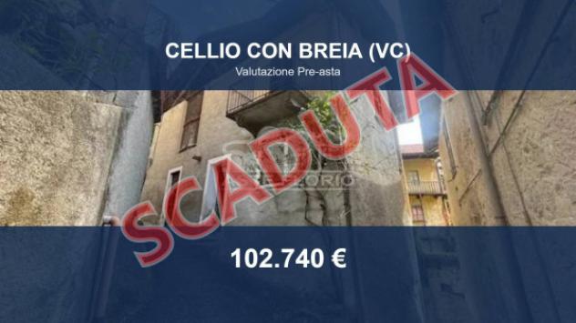 Immobile in asta di 96 m² con più di 5 locali e box auto in vendita a Cellio con Breia