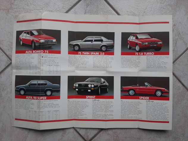 ALFA ROMEO DEPLIANT PUBBLICITARIO ORIGINALE - Foto 6