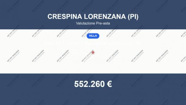 Immobile in asta di 509 m² con più di 5 locali in vendita a Crespina e Lorenzana
