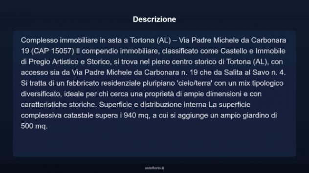 Immobile in asta di 940 m² in vendita a Tortona - Foto 3