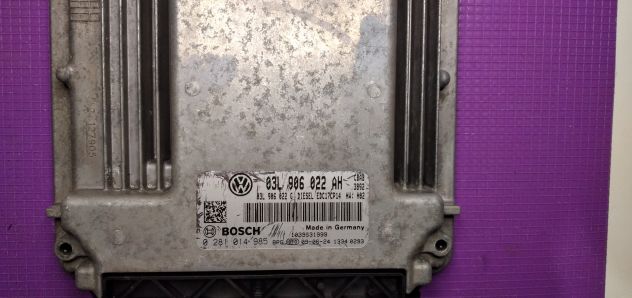 CENTRALINA MOTORE VOLKSWAGEN GOLF 2.0 TDI BOSCH 0 281 014 985, 0281014985, 03L 9
