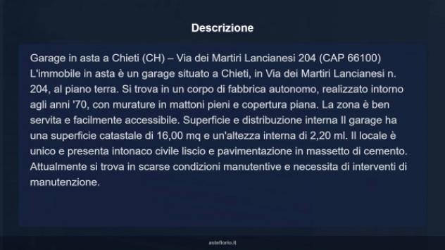 Immobile in asta di 16 m² in vendita a Chieti - Foto 5