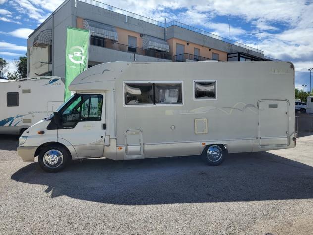 CAMPER RIMOR FORD SEMINTEGRALE GARAGE CLIMA WEBASTO GENERALI USATO - Foto 3