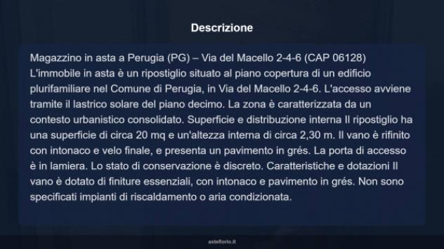 Immobile in asta di 20 m² in vendita a Perugia - Foto 6