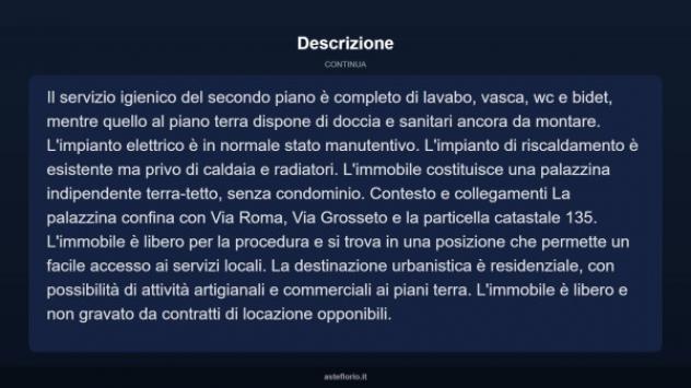 Immobile in asta di 151 m², box auto in vendita a Semproniano - Foto 13