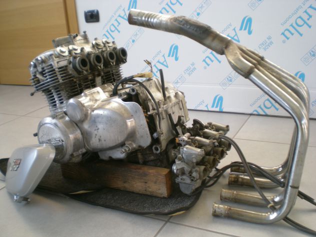 HONDA 350 FOUR MOTORE BATTERIA DI CARBURATORI SERBATOIO SCARICHI - Foto 2