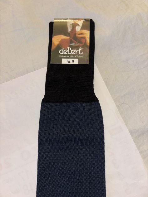 CALZE NUOVE LUNGHE FINO AL GINOCCHIO UOMO IN COTONE FILO SCOZIA MADE IN ITALY - Foto 2