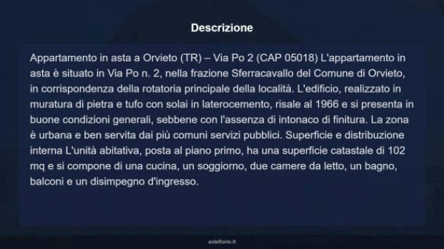 Immobile in asta di 102 m², box auto in vendita a Orvieto - Foto 8