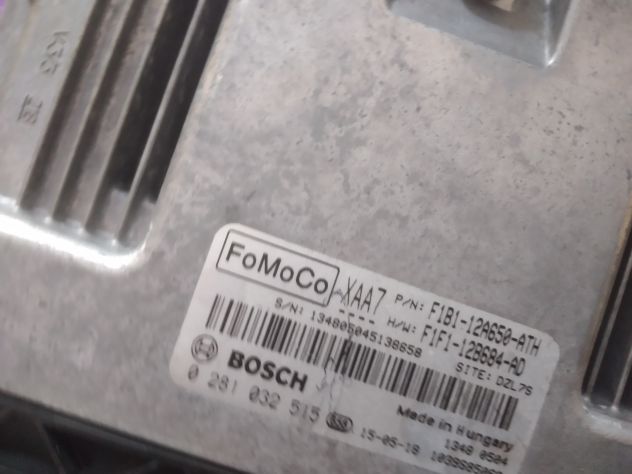 ECU FORD FIESTA FOCUS 1.5 0281032515 F1B1-12A650-ATH EDC17C57 Centralina Motore - Foto 3