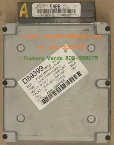 Centralina motore Ford Mondeo Visteon 4S7A12A650FB