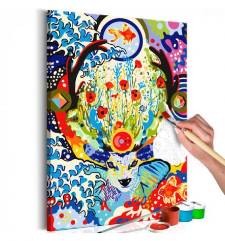 Quadro Fai Da Te 40x60 Cm. Arte Colorata ARREDALACASA Spedizione Gratis