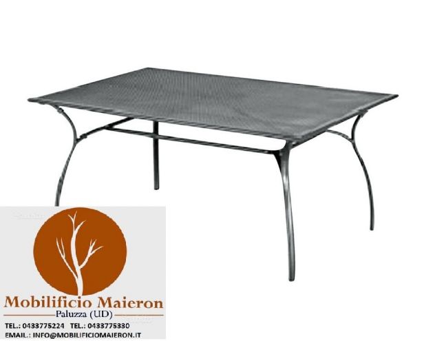Tavoli Brescia 160x100 cod9062 Per Arredo Esterno Bar Ristorante Nuovi Non Usati