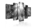 Quadro Foresta Misteriosa Grigia 100x50 E 200x100 ARREDALACASA