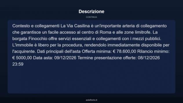 Immobile in asta di 150 m² in vendita a Roma - Foto 2