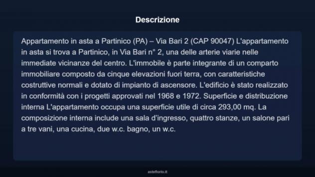 Immobile in asta di 293 m² con più di 5 locali in vendita a Partinico - Foto 17