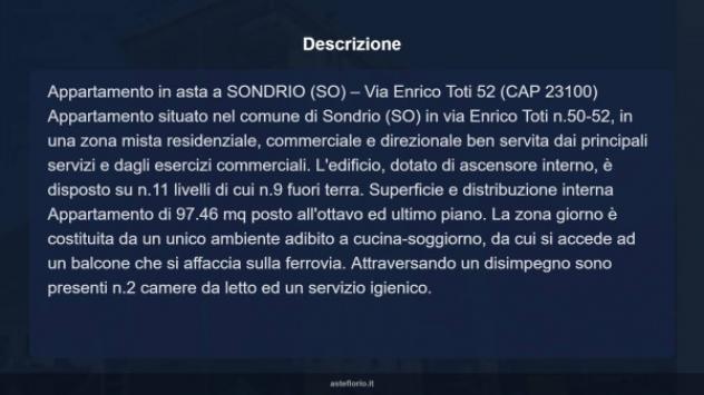 Immobile in asta di 97 m² in vendita a Sondrio - Foto 12