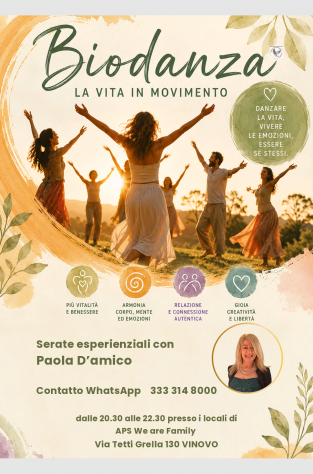 21/09 - 21/06:Biodanza settimanale che va ad esplorare corpo emozioni e Relazioni - Foto 2