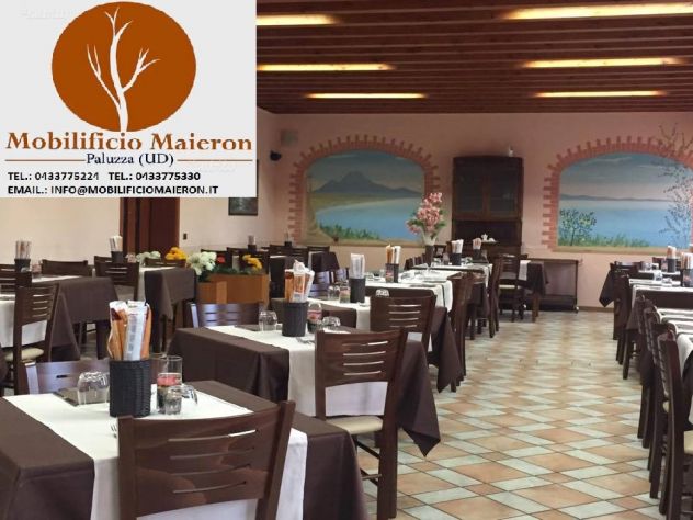 Sedie In Legno Moderne Trieste Con Seduta Imbottita per Bar Ristorante - Foto 3