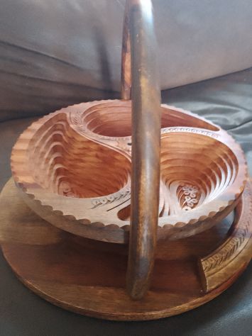 Vassoio Vintage in legno Artigianale - Foto 2