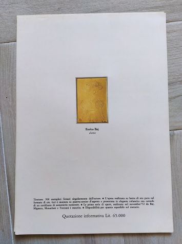FOTO : OPERE DI ENRICO BAJ
