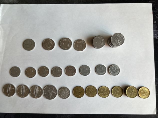 monete varie da 1,2,5,10,20,lire totale 51 pezzi - Foto 2