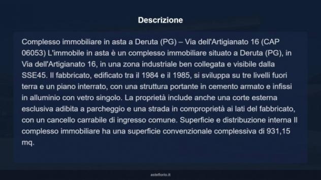 Immobile in asta di 931 m² in vendita a Deruta - Foto 7
