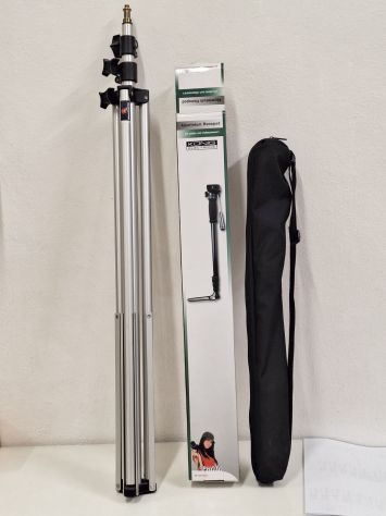 Cavalletti manfrotto e monopiede nuovo