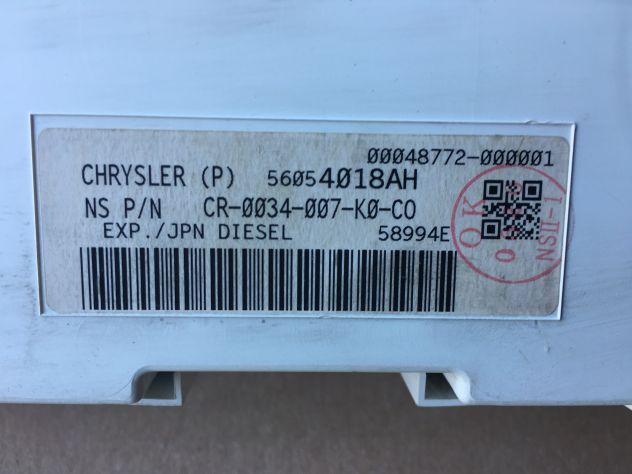 Quadro Strumenti / Strumentazione Jeep Grand Cherokee 3.0 V6 CRD 2007 - Foto 6