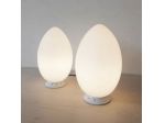 Fontana Arte lampada design Ben Swildens, coppia lampade UOVO 2646/0