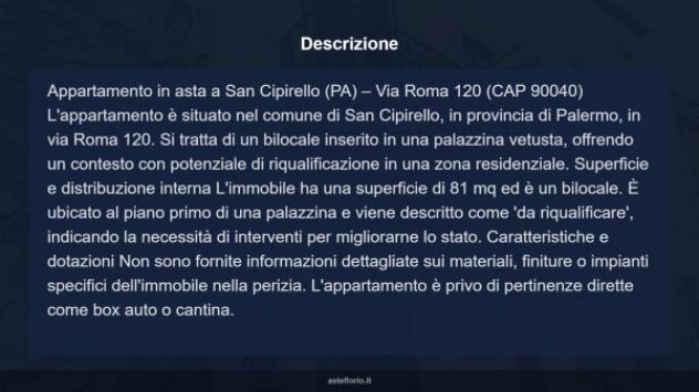 Immobile in asta di 81 m² in vendita a San Cipirello - Foto 13