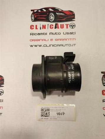 DEBIMETRO RENAULT Megane Cabrio 5WK9620 H7700104426 7700109812 F9QB8 diesel 1870 (0210)