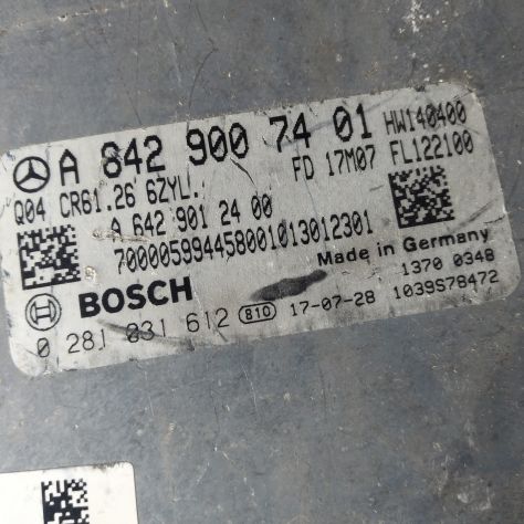 CENTRALINA MOTORE 2018 MERCEDES E CLASS Motore ECU A6429007401 350D W213 Bosch 0 - Foto 4