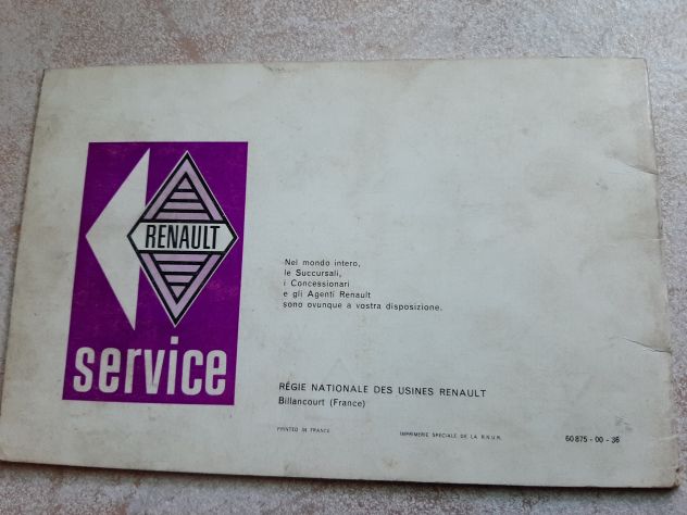 RENAULT R3/R4/R4L LIBRETTO USO E MANUTENZIONE ORIGINALE - Foto 2