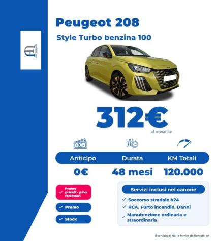 PEUGEOT 208 Style Turbo benzina 100 rif. 24171083