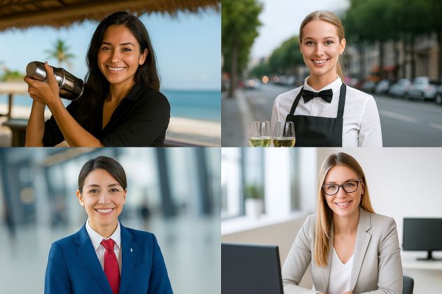 BARISTE CAMERIERE CASSIERE PR al MARE o in CITTA'
