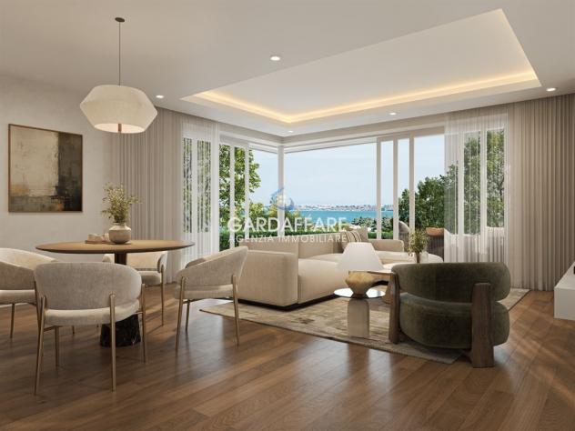Nuovo bilocale con giardino privato e vista lago