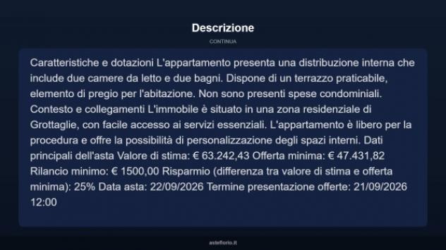 Immobile in asta di 146 m² in vendita a Grottaglie - Foto 5