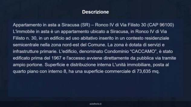 Immobile in asta di 73 m² in vendita a Siracusa - Foto 11