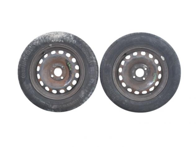 Kit 2 Cerchi In Ferro 14 Fiat 500 - 29529