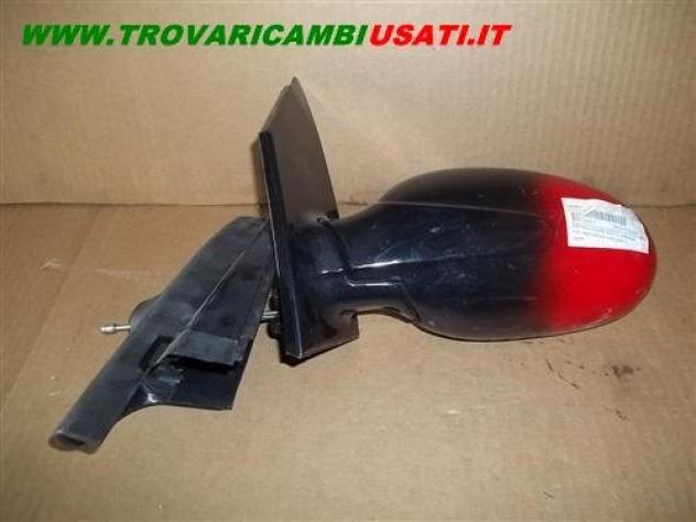 RETROVISORE EST.S.(versione con regolazione manuale) C/P ROSSO/NERO SMART CITY CABRIO / FORTWO Cabrio Vetri e Retrovisori Cristalli Retrovisori Re