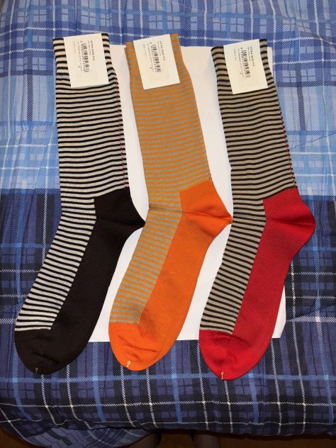 3 PAIA CALZE NUOVE DA UOMO FIRMATE ORIGINALI”PAUL SMITH”MADE IN ITALY - Foto 7