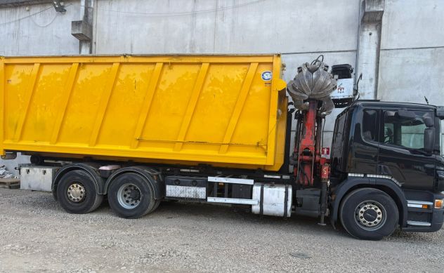 SCANIA P 420, SCARRABILE + CARICATORE CON POLIPO GIREVOLE