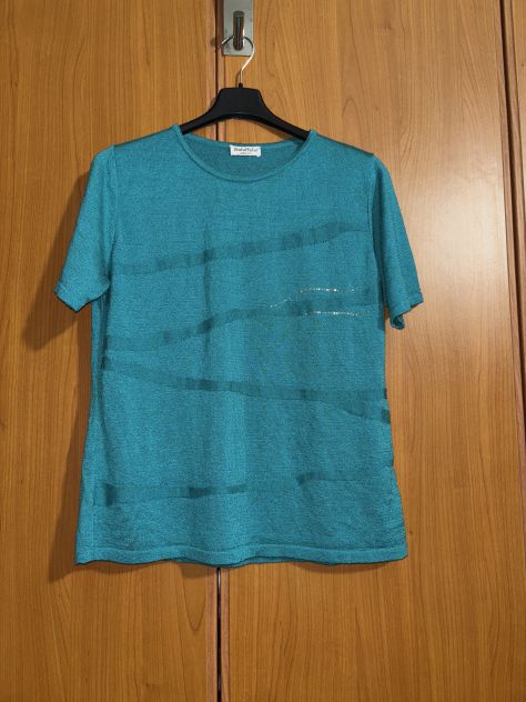 UN MAGLIONE/MAGLIONCINO IN OTTIME CONDIZIONI DONNA MARCA”BATUFFOLO”MADE IN ITALY - Foto 2