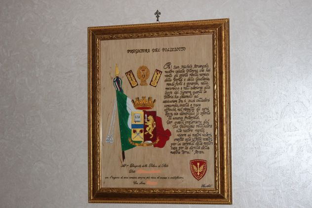 QUADRO PREGHIERA DEL POLIZIOTTO - Foto 2