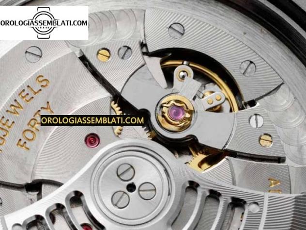 Rolex Replica SKYDWELLER SS/YG BEST EDITION QUADRANTE NERO SU BRACCIALE SS/YG JUBILEE A23J - Foto 6