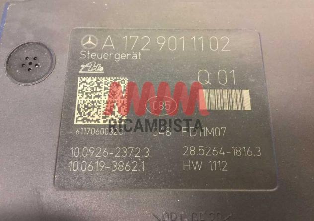A1729011102 Mercedes Classe C180 CDI centralina gruppo pompa ABS ESP