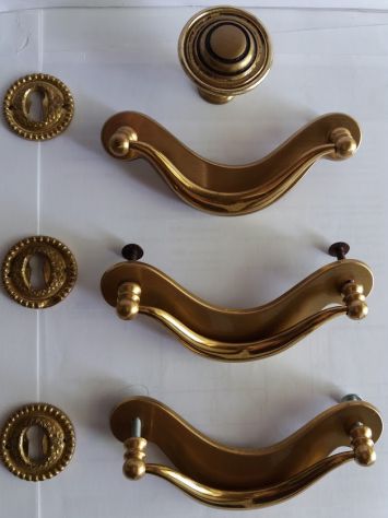 MANIGLIE OTTONE LUCIDO - Foto 2